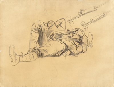 Studie voor Gassed door John Singer Sargent
