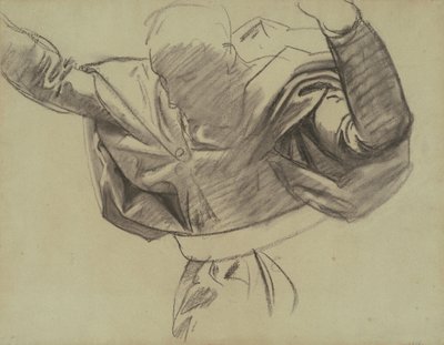 Studie voor dienstmaagd van de Heer, 1903-1916 door John Singer Sargent