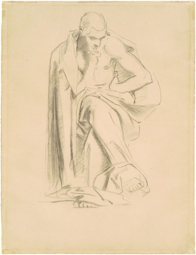 Studie voor filosofie door John Singer Sargent