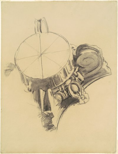 Studie voor "De val van Gog en Magog" door John Singer Sargent