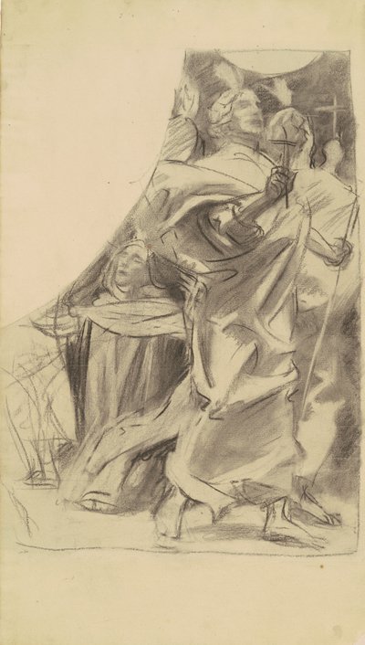 Studie voor Triomf van Religie door John Singer Sargent