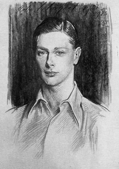 Studie van de Hertog van York, 1923 door John Singer Sargent