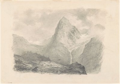 De Alpen [recto], 1868-1869 door John Singer Sargent