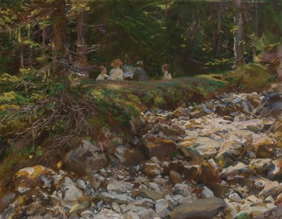 De meester en zijn leerlingen door John Singer Sargent