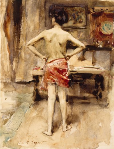 Het model door John Singer Sargent