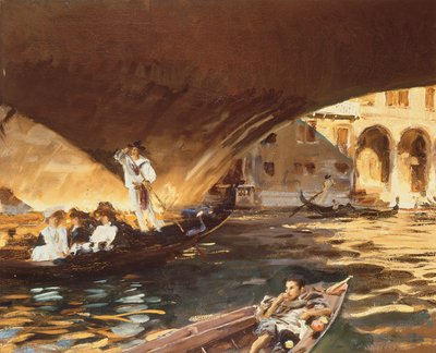 De Rialto, Venetië door John Singer Sargent