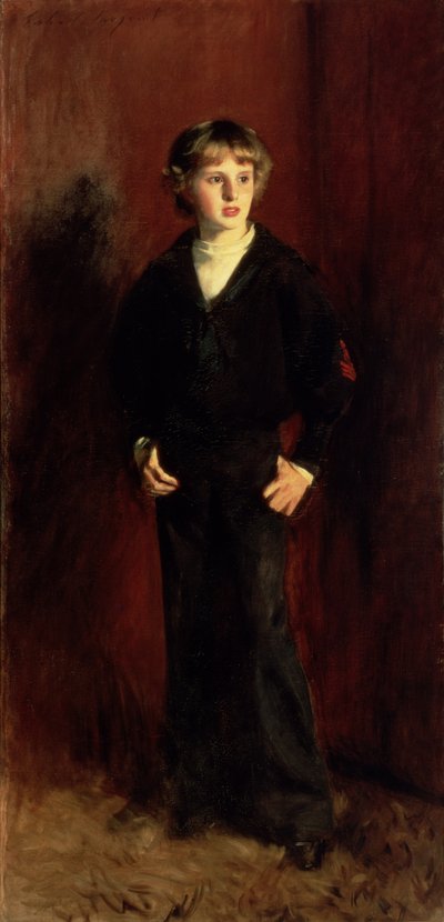 De late Majoor E.C. Harrison als jongen door John Singer Sargent