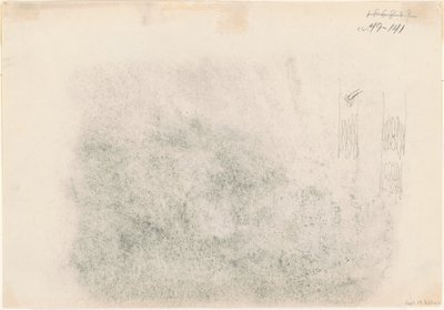Boomstammen [verso] door John Singer Sargent