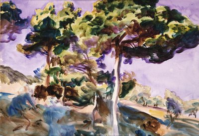 Bomen door John Singer Sargent