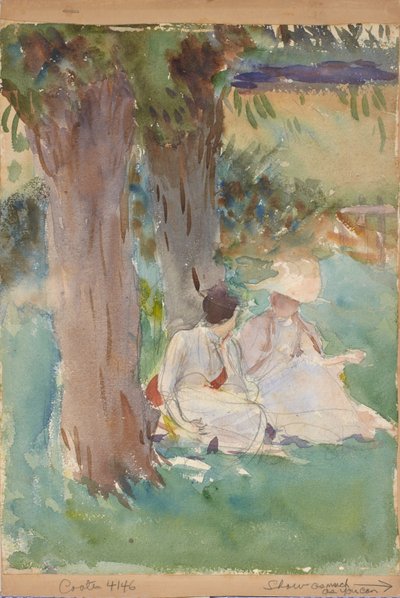 Onder de wilgen door John Singer Sargent