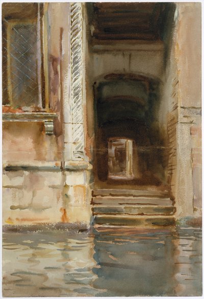Venetiaanse Doorgang, c.1905 door John Singer Sargent