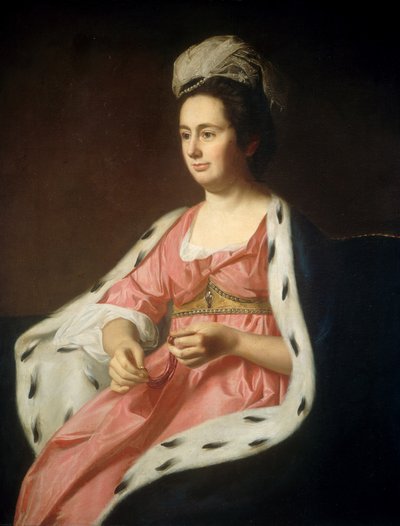 Abigail Smith Babcock Mevrouw Adam Babcock door John Singleton Copley