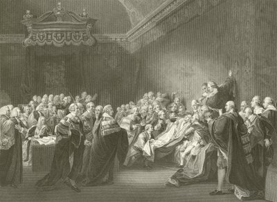 De dood van de Graaf van Chatham door John Singleton Copley