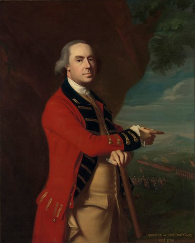 Generaal Thomas Gage door John Singleton Copley