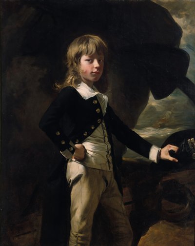 Adelborst Augustus Brine, 1782 door John Singleton Copley