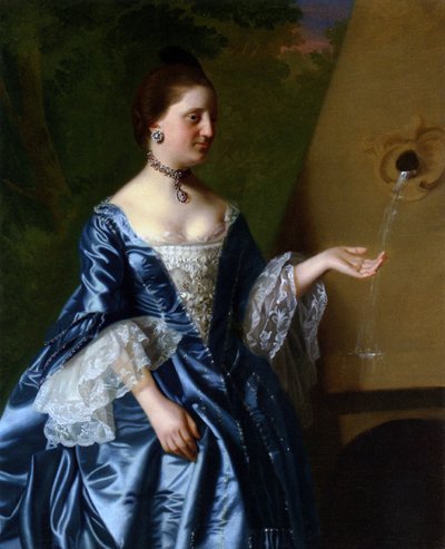 Mevrouw Alice Hooper, c.1763 door John Singleton Copley
