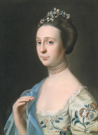 Mevrouw Henry Hill Anna Barrett, ca. 1765-70 door John Singleton Copley