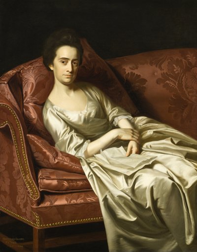 Portret van een Dame door John Singleton Copley