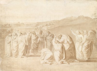 Studie voor De Hemelvaart, 1774 door John Singleton Copley