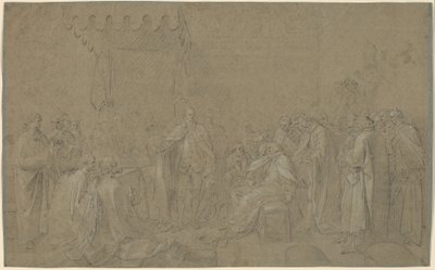 Studie voor "De Dood van de Graaf van Chatham" door John Singleton Copley