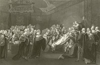 De dood van Chatham door John Singleton Copley