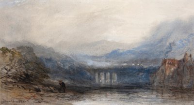 Regen, Stoom en Snelheid; Het Spoorwegviaduct door John Skinner Prout
