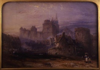 Het kasteel van de Tremoille, Vitre door John Skinner Prout
