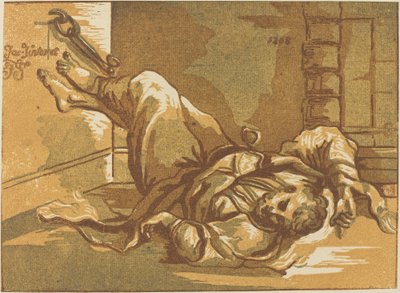 Man in Kettingen door John Skippe after Jacopo Tintoretto