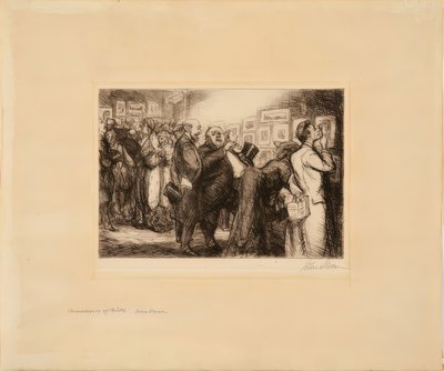 Kenners van prenten door John French Sloan