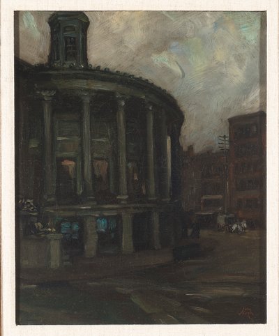 Philadelphia Beurs, c. 1898 door John French Sloan