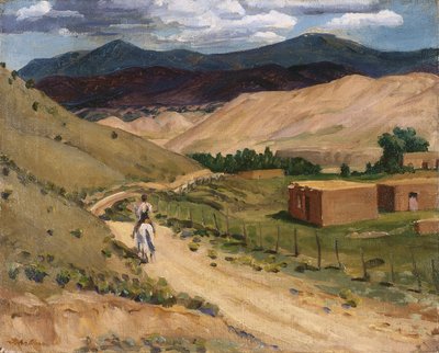 Weg naar Chimayo door John French Sloan
