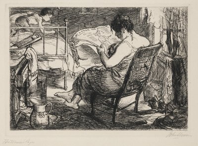 De Vrouwenpagina door John French Sloan