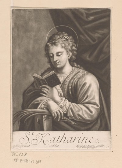 Heilige Catharina van Alexandrië door John Smith