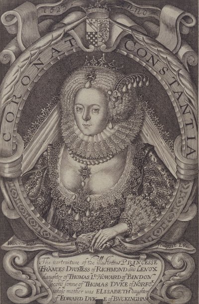 Frances, Hertogin van Richmond (1578-1639) uit Generall Historie of Virginia, 1624 door John Smith 2