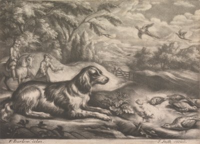 Jachthond en Fazanten door John Smith