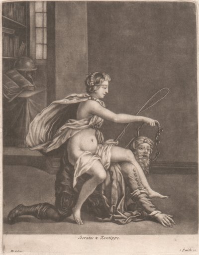 Socrates en Xantippe door John Smith