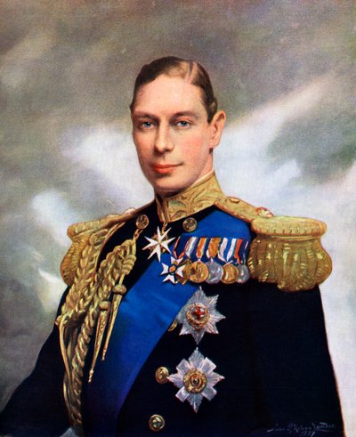 Kroningsportret van Koning George VI in 1937 door John St. Helier Lander
