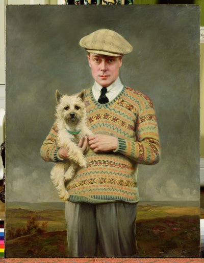 Portret van ZKH De Prins van Wales door John St. Helier Lander