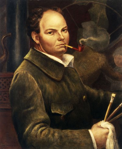 Zelfportret door John Steuart Curry