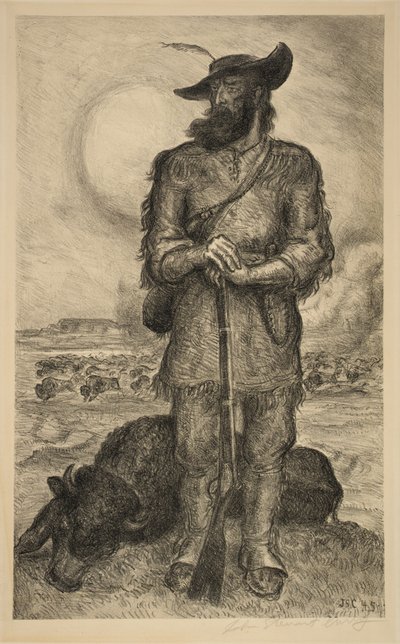 De vlakteman door John Steuart Curry