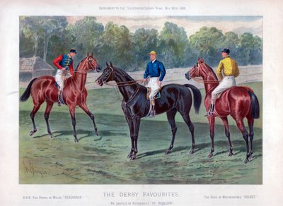 De Derby-favorieten, 30 mei 1896 door John Sturgess