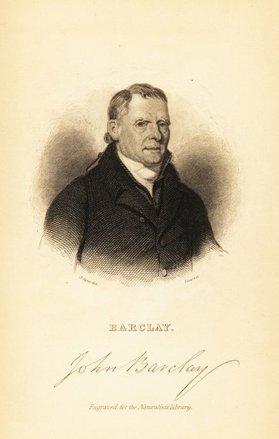 Portret van John Barclay, Schotse vergelijkende anatoom door John Syme