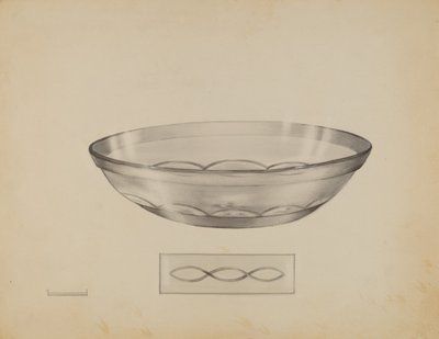 Ondiepe Schotel, ca. 1936 door John Tarantino
