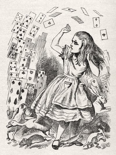 Alice - terugkerend van door John Tenniel