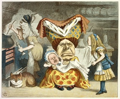 Alice en de Hertogin door John Tenniel