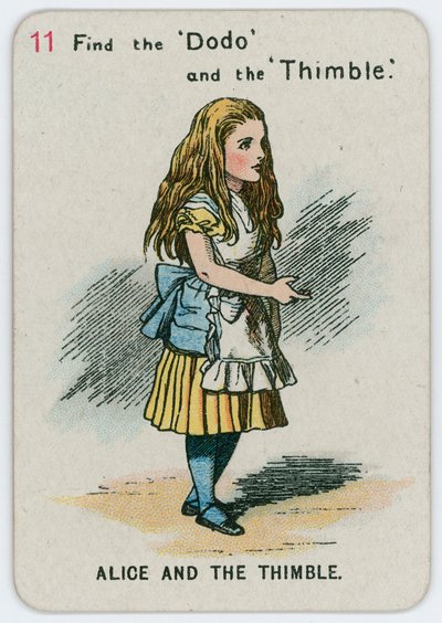 Alice en de vingerhoed door John Tenniel