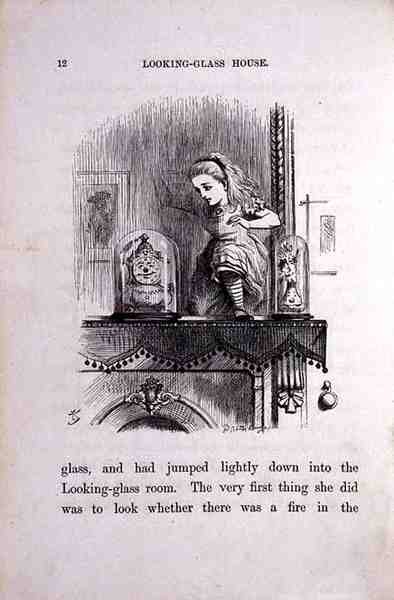 Alice in de Spiegelkamer, illustratie uit 