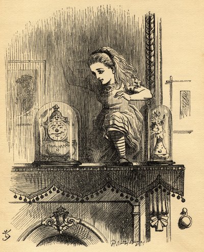 Alice in het Spiegellandhuis, illustratie uit 