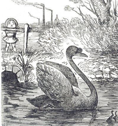 Cartoon over de vervuiling van de Theems in Londen door John Tenniel