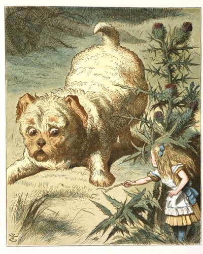 Dash de puppy door John Tenniel
